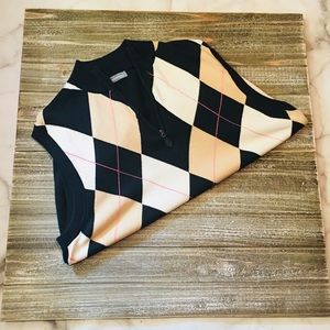 Alan Flusser Golf Quarter Zip Vest